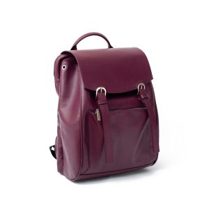 Mochila Amber Vino (PIEL)