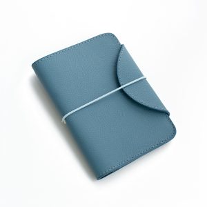 Portapasaportes azul