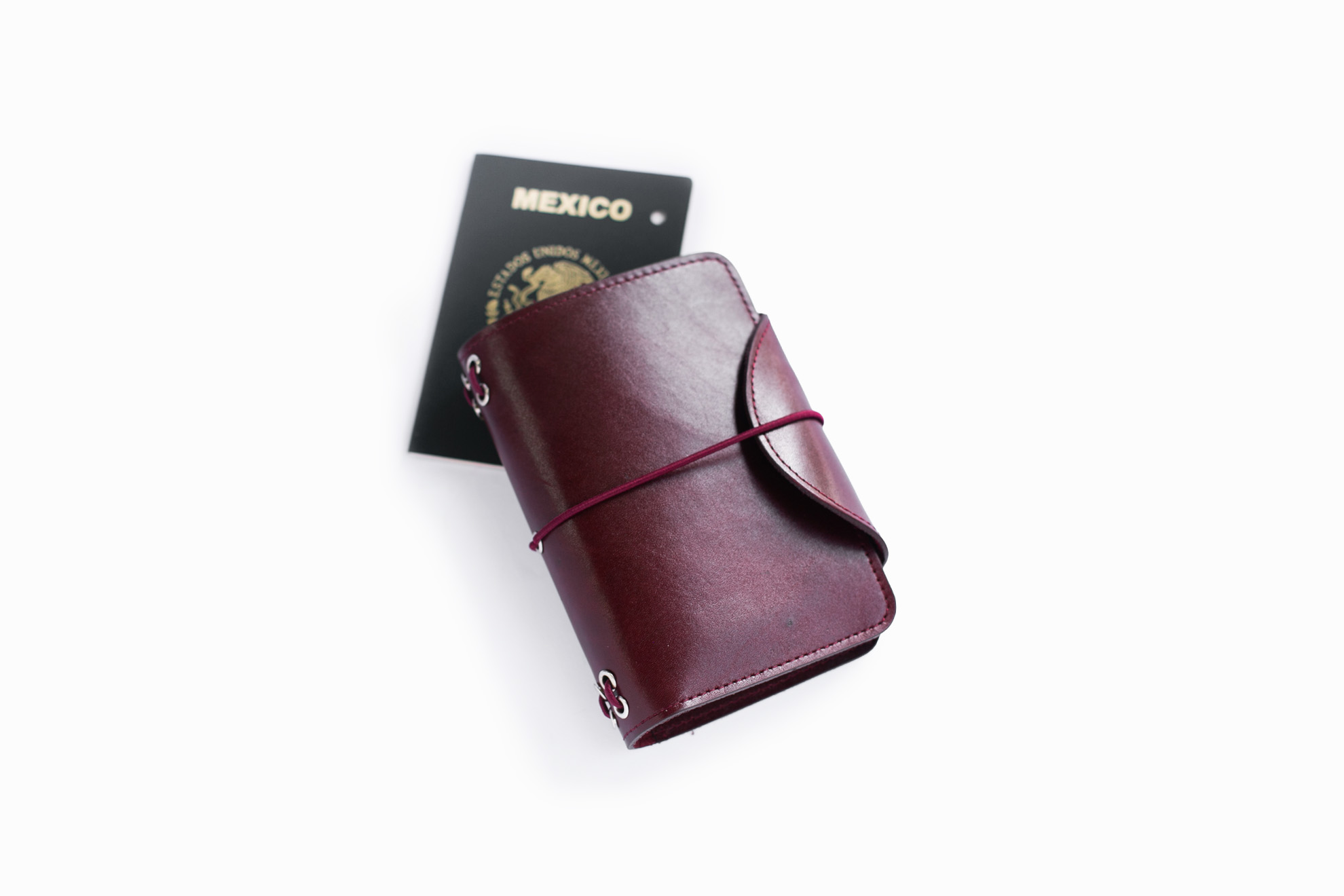 Portapasaportes INDIGO vino Image 2