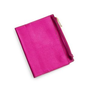 Sobre de piel METÁLICO MAGENTA   B6