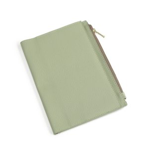 Sobre de piel MENTA   A5